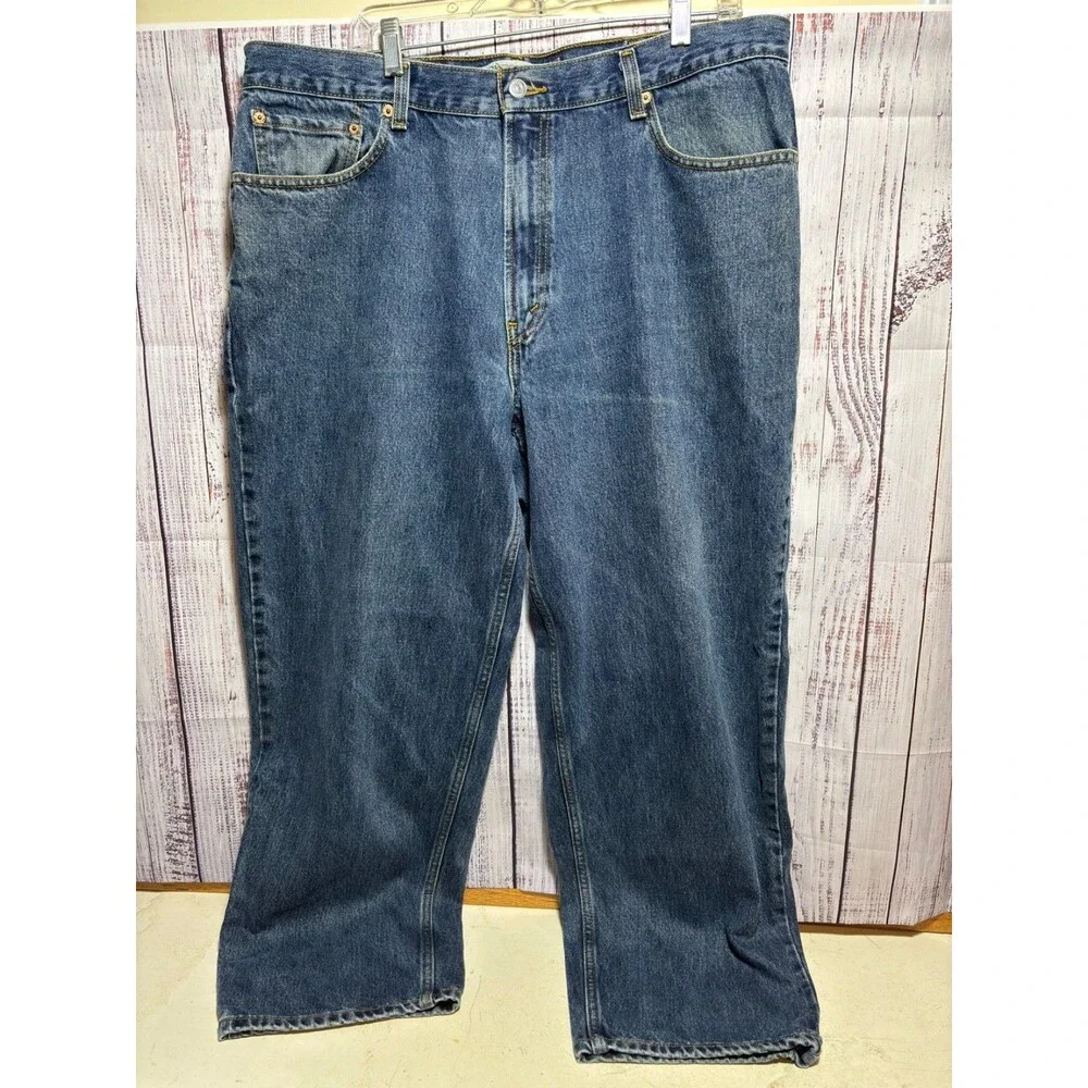 Levi's 560 Comfort Fit Jeans Mens 38x30 Loose Tapered Baggy Blue Denim Red Tab